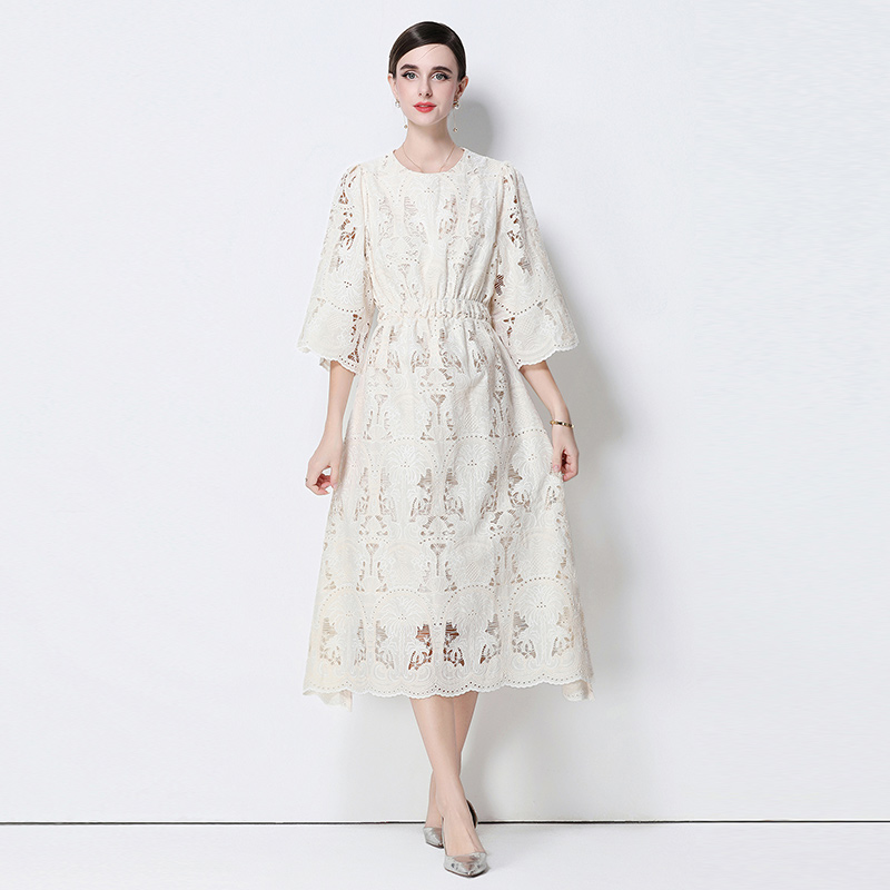 Unique France style fashionable lace dress