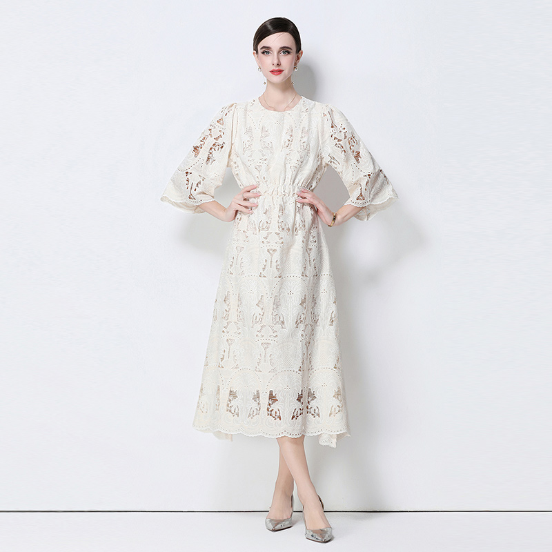 Unique France style fashionable lace dress