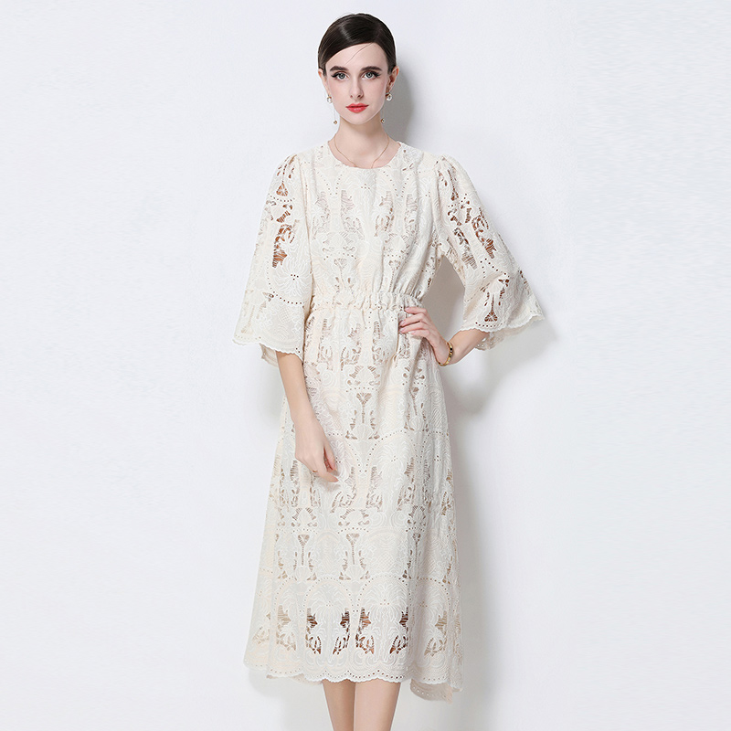 Unique France style fashionable lace dress