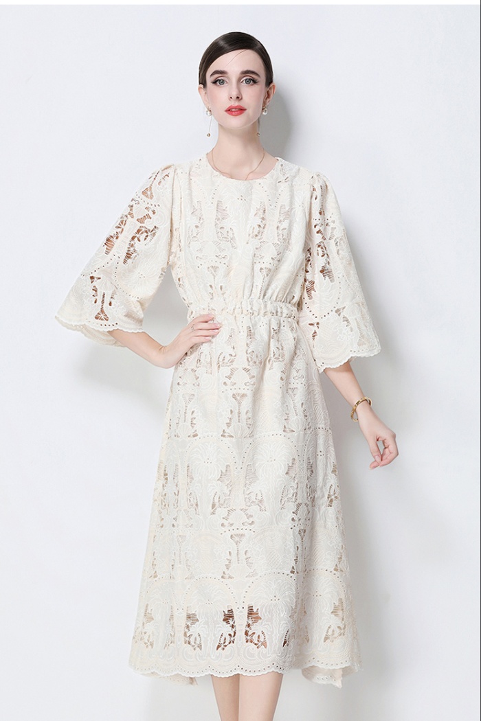 Unique France style fashionable lace dress