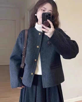 Casual temperament tops chanelstyle Korean style coat