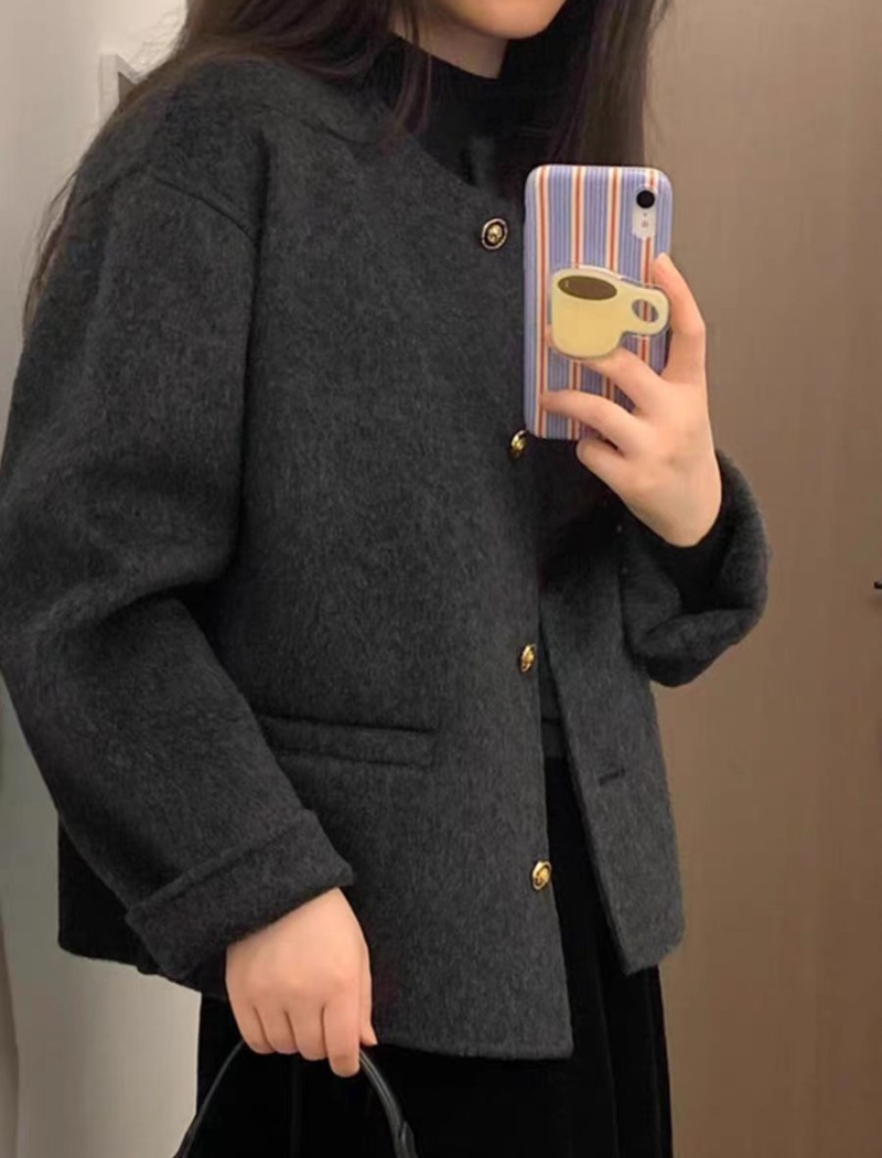 Casual temperament tops chanelstyle Korean style coat