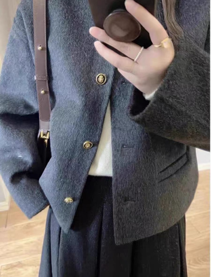 Casual temperament tops chanelstyle Korean style coat
