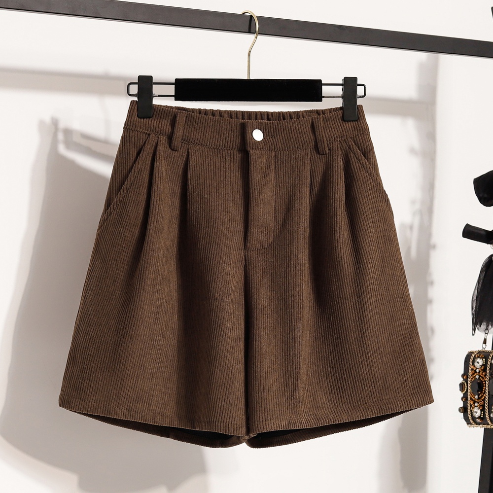 Slim all-match shorts high waist wide leg pants