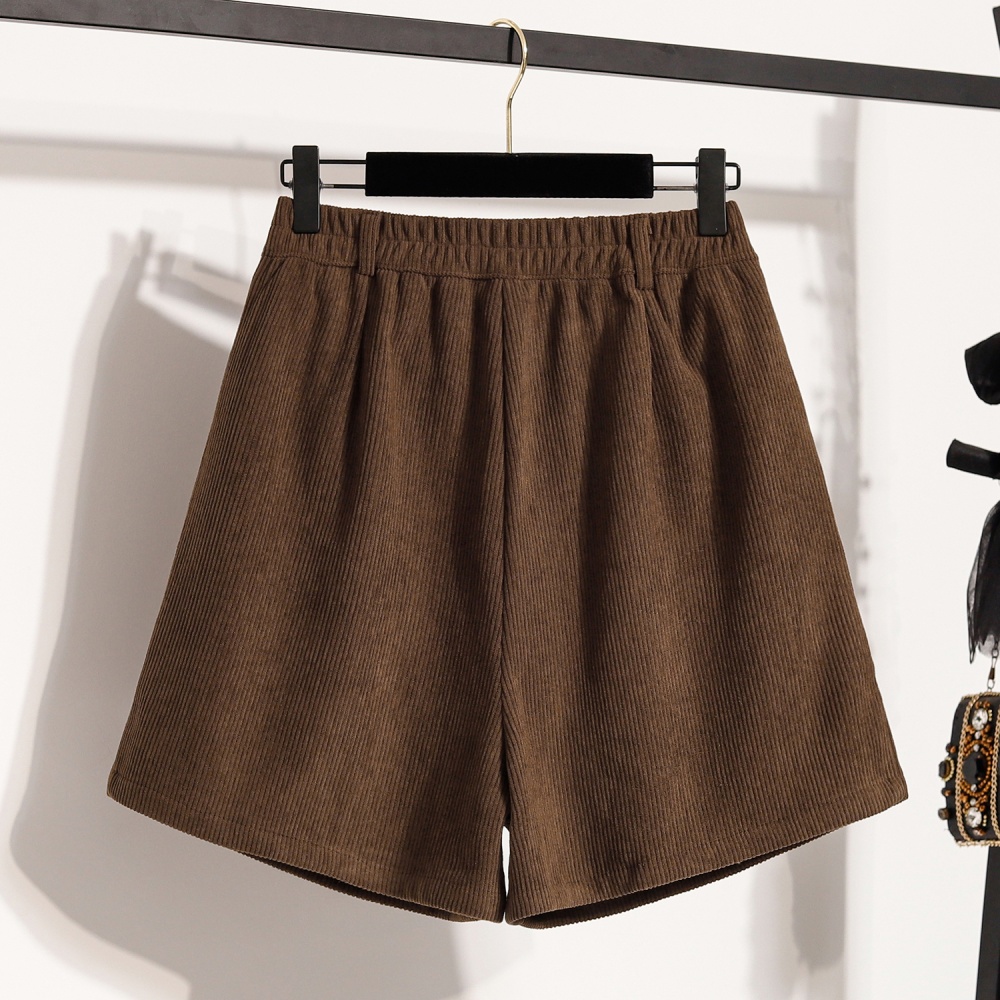Slim all-match shorts high waist wide leg pants