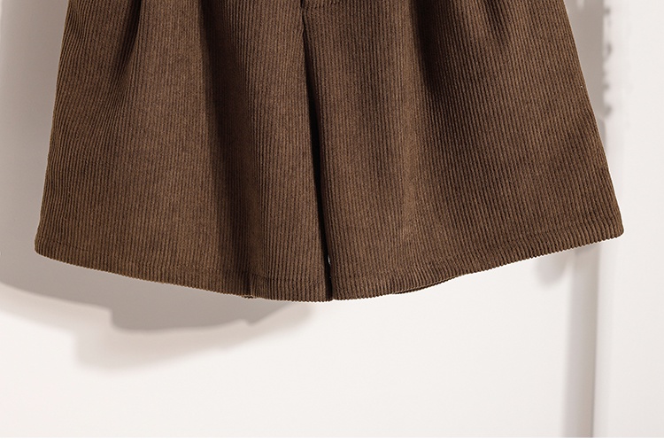 Slim all-match shorts high waist wide leg pants