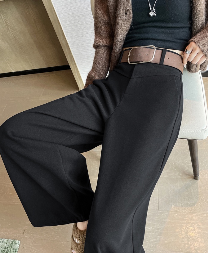 Mopping pants slim wide leg pants for women