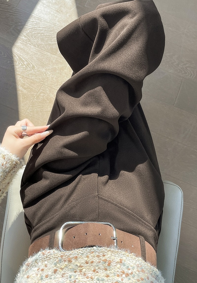 Mopping pants slim wide leg pants for women