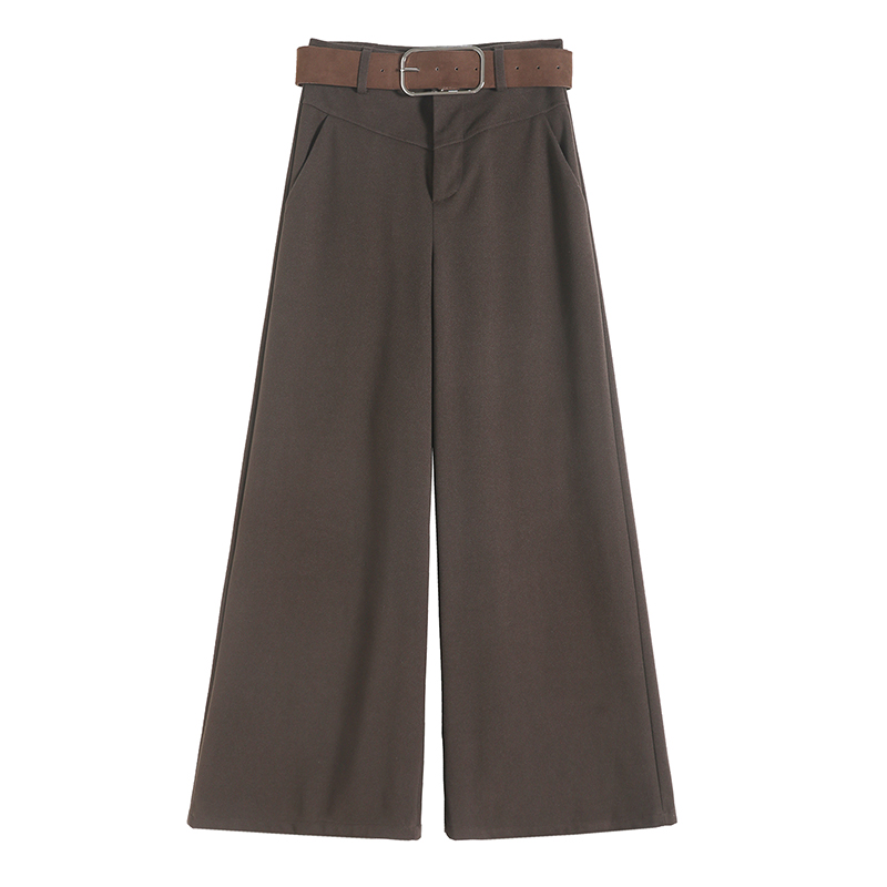 Mopping pants slim wide leg pants for women