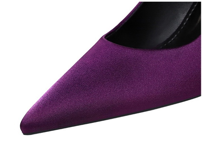 Satin high-heeled shoes banquet shoes for women
