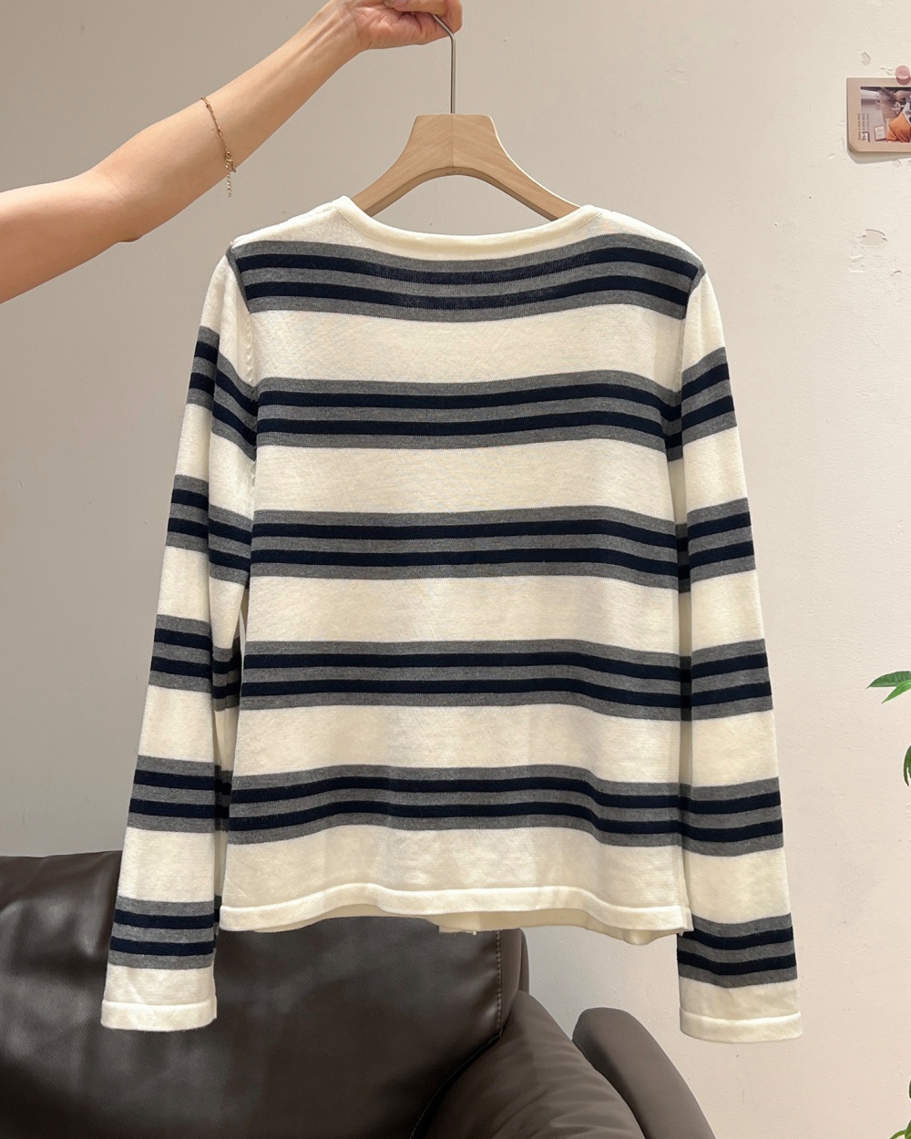 Loose lazy sweater long sleeve bottoming shirt for women