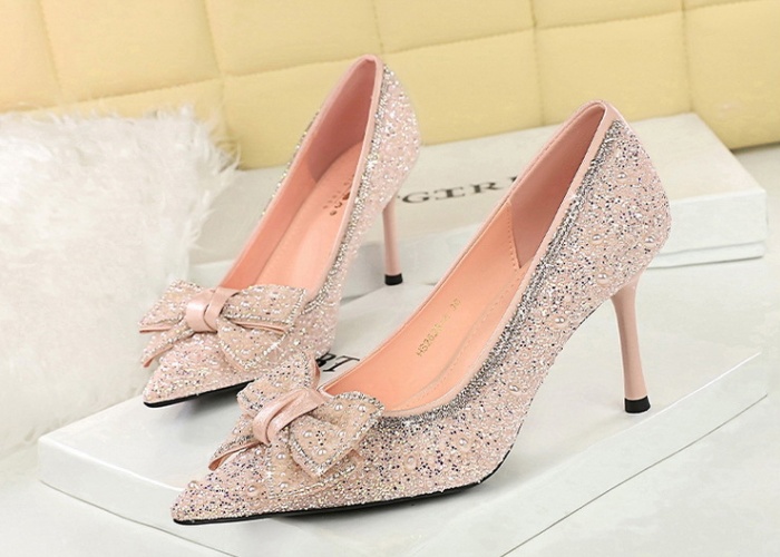 Beads fine-root lazy shoes low shoes for women