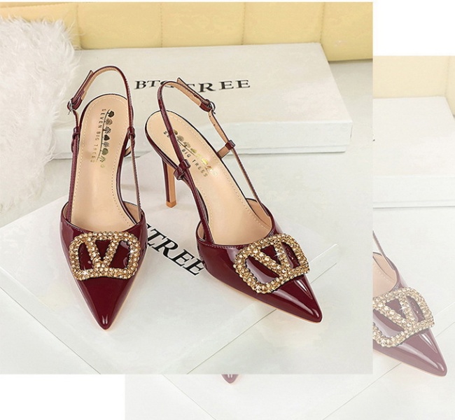 Fine-root high-heeled shoes gold shoes for women