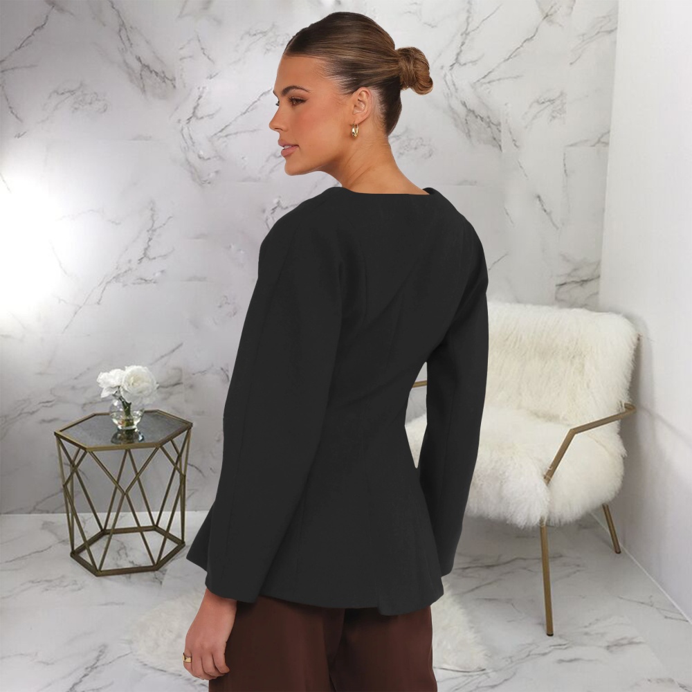 Fashion temperament business suit slim autumn coat for women
