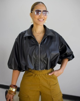 Loose tops European style coat for women