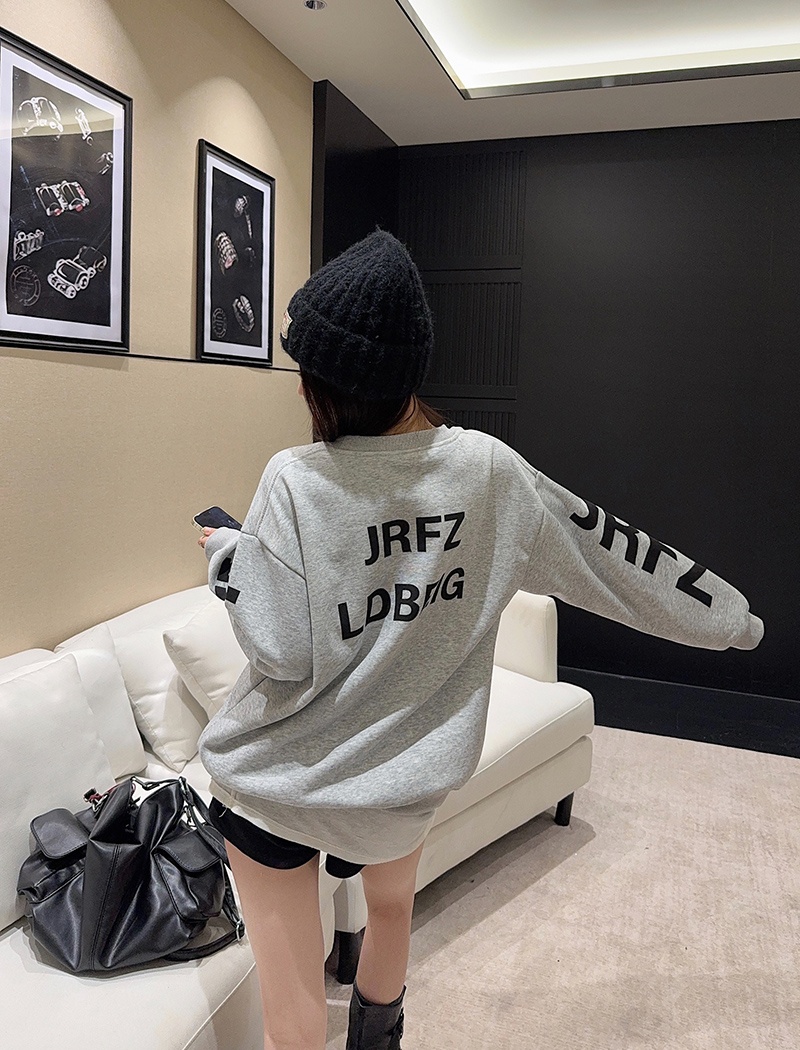 Long large yard tops thermal hoodie for women
