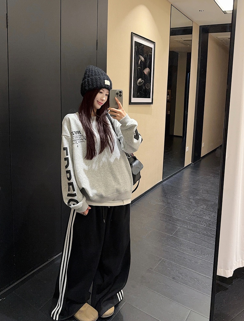 Long large yard tops thermal hoodie for women