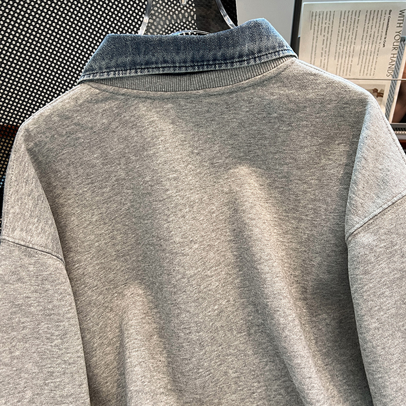 Cartoon loose tops autumn and winter hoodie for women