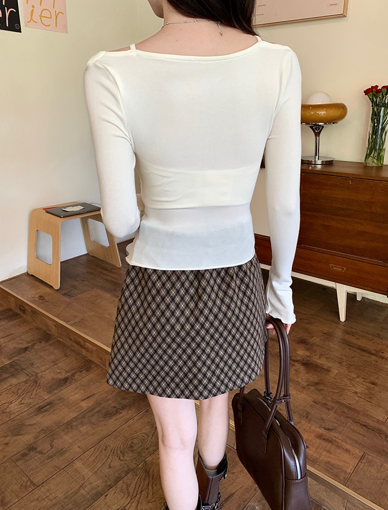 Sling short sweater slim autumn and winter tops