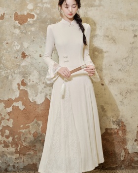 Chinese style cheongsam light dress