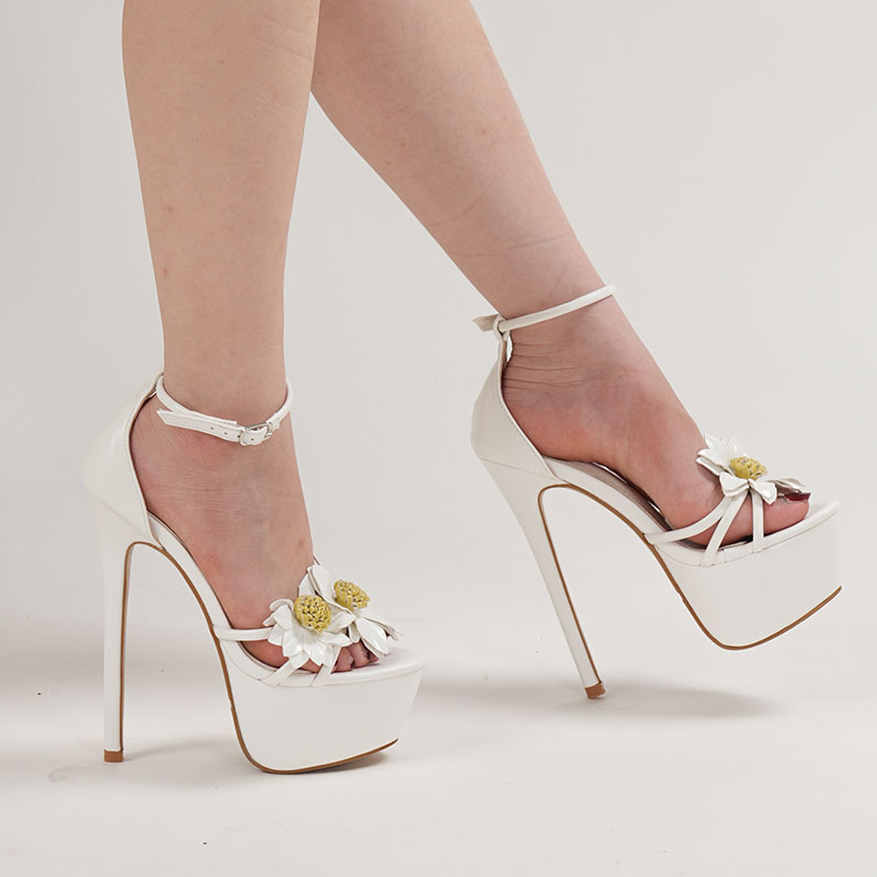 Catwalk party sandals European style high-heeled shoes for women