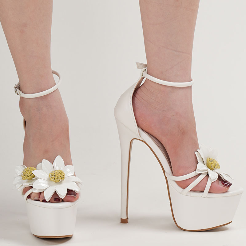 Catwalk party sandals European style high-heeled shoes for women
