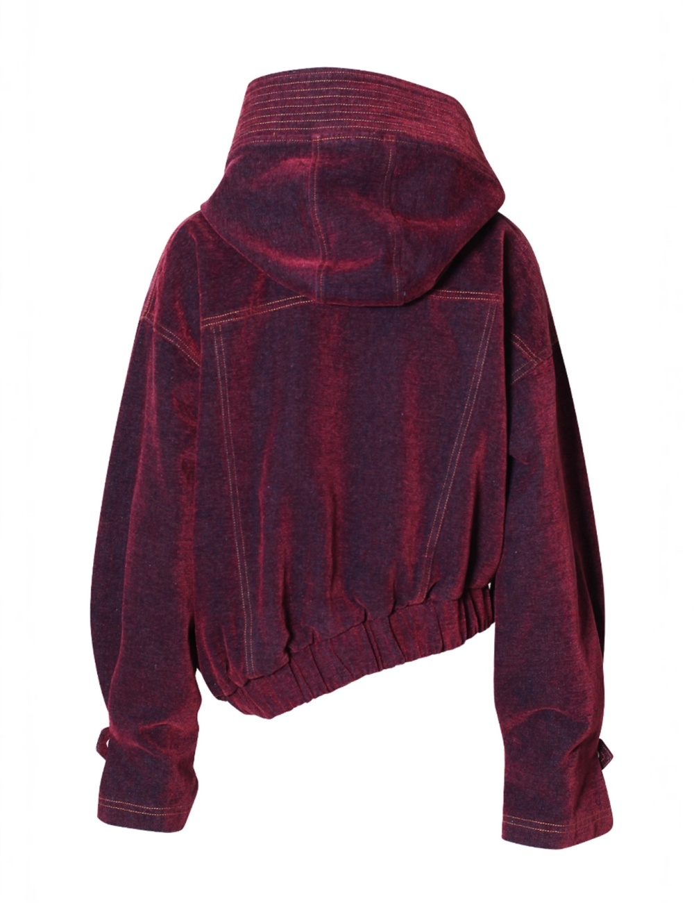 Denim asymmetry coat spring and autumn jacket for women