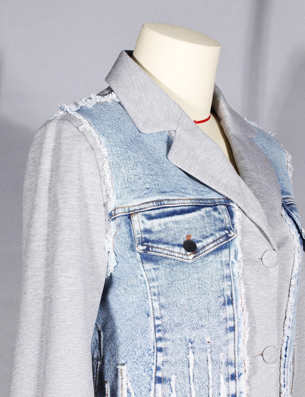 Chanelstyle splice business suit autumn hoodie for women