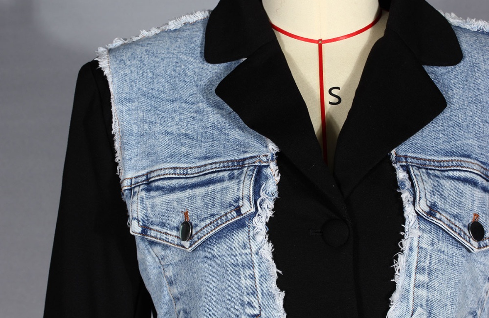 Chanelstyle splice business suit autumn hoodie for women