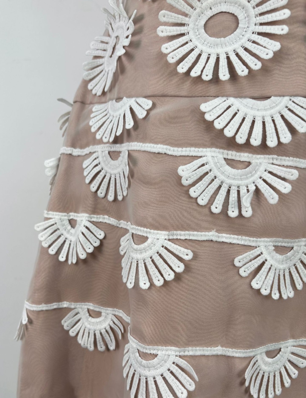 Stereoscopic temperament long dress chiffon dress