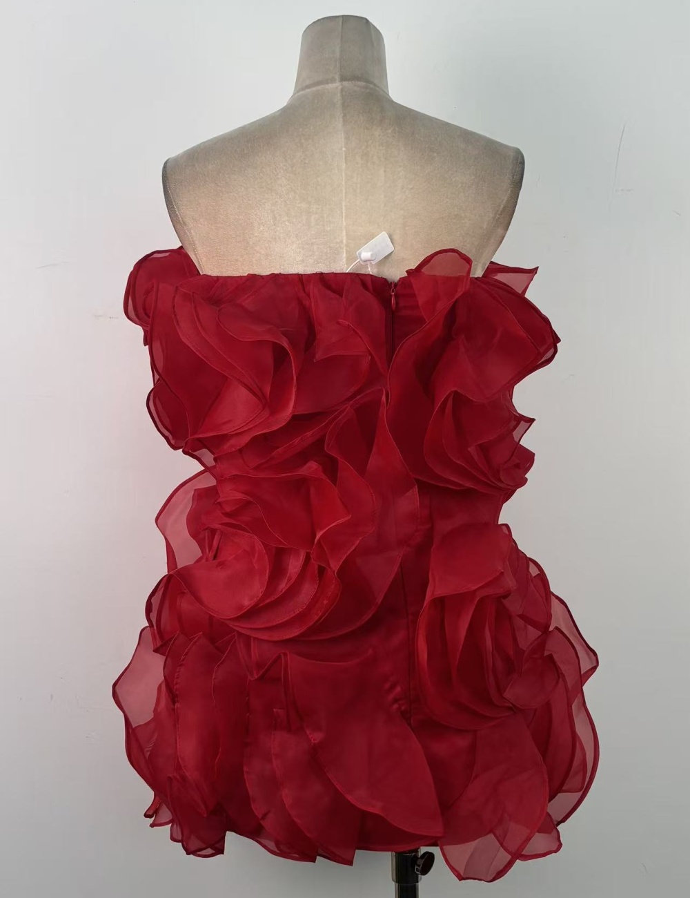 Wrapped chest T-back thick and disorderly dress