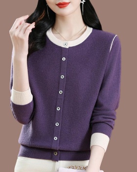 Round neck bottoming shirt shirts for women