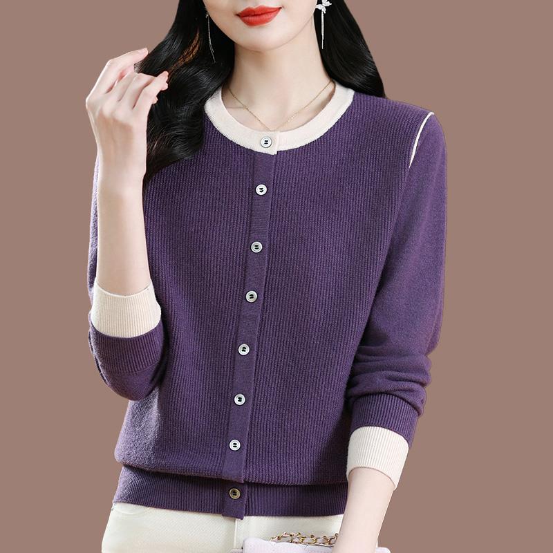 Round neck bottoming shirt shirts for women