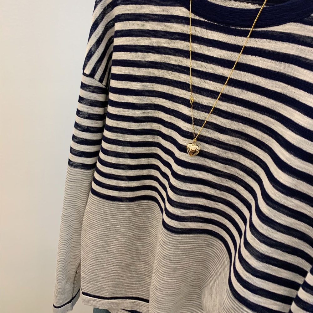 Round neck pullover tops slim sweater for women
