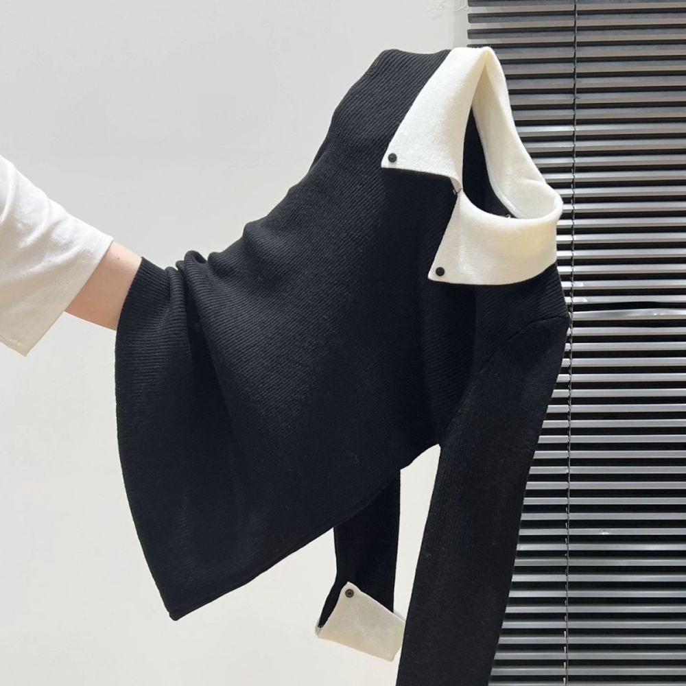 Slim sweater bottoming tops for women