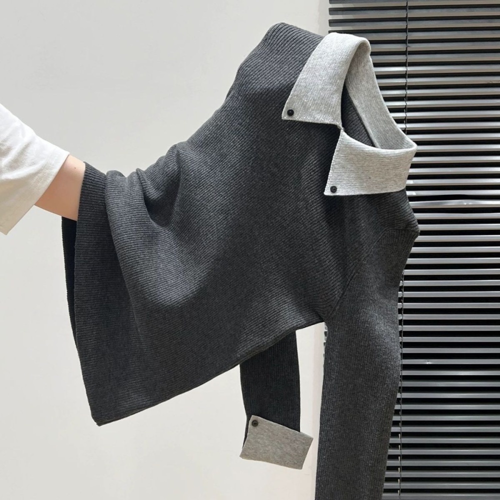 Slim sweater bottoming tops for women