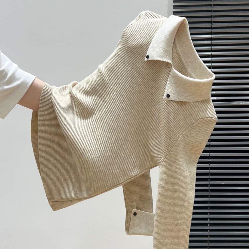 Slim sweater bottoming tops for women