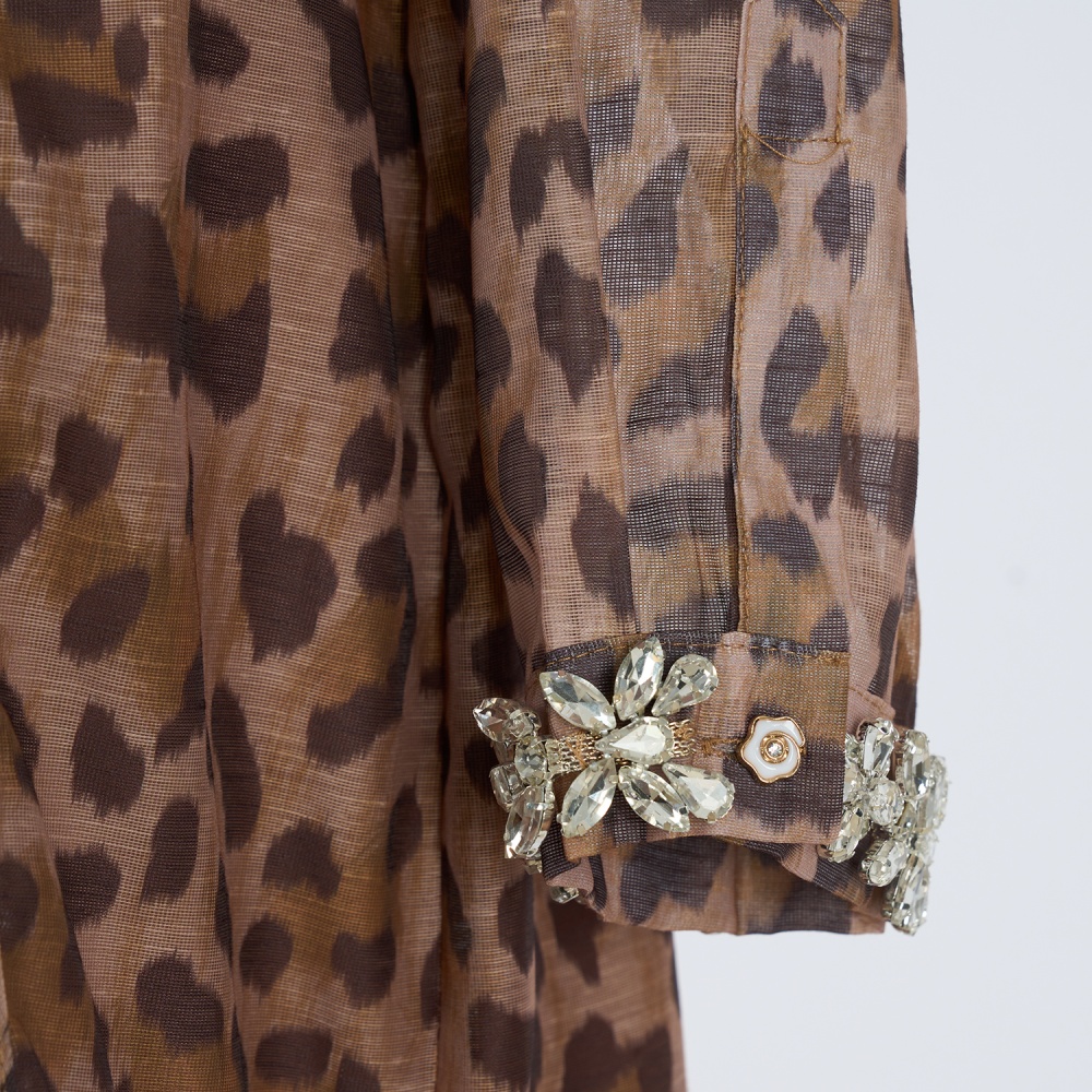 Cstand collar skirt autumn and winter shirt a set
