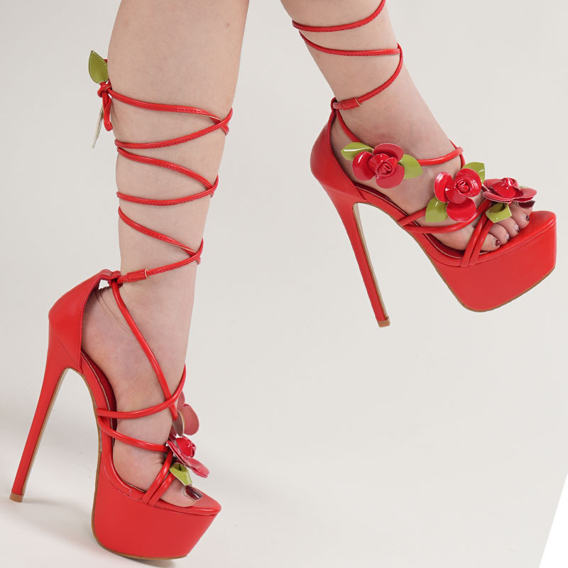 High-heeled stage catwalk sexy platform for women