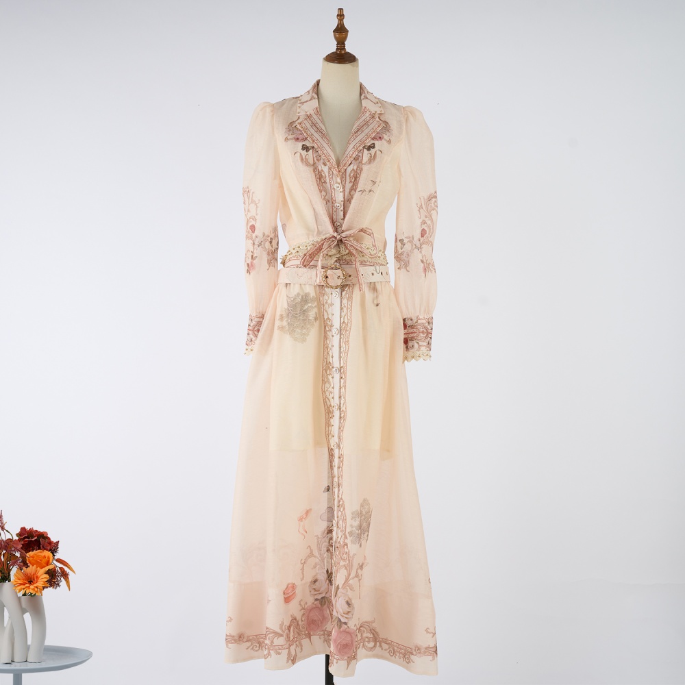 Pinched waist business suit long skirt a set for women
