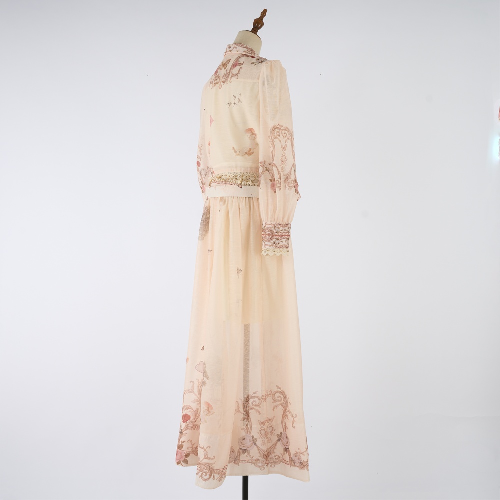Pinched waist business suit long skirt a set for women