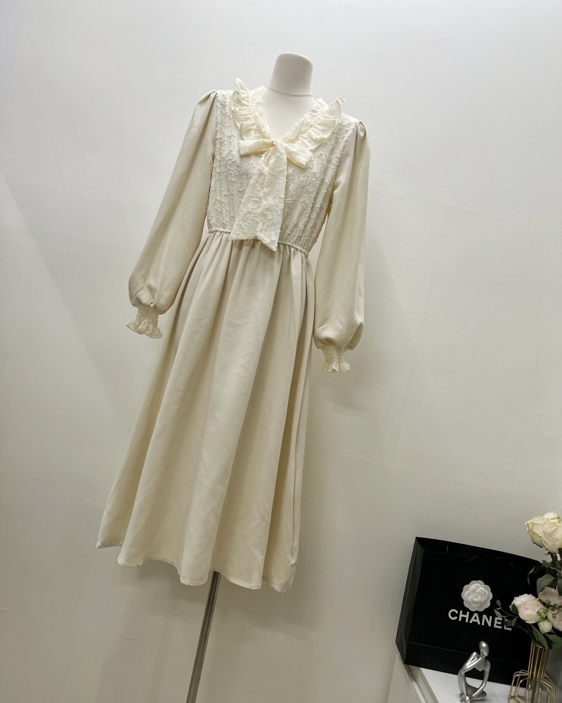 Bow Korean style dress