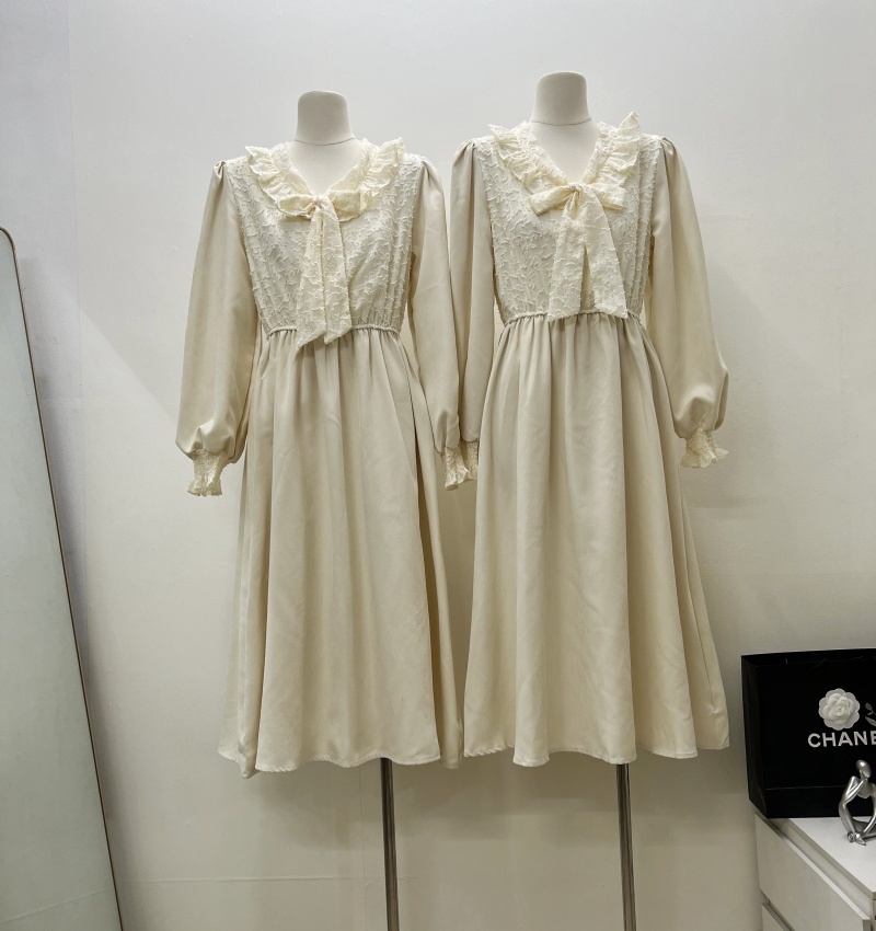 Bow Korean style dress