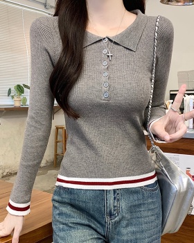 Thermal sweater bottoming tops for women