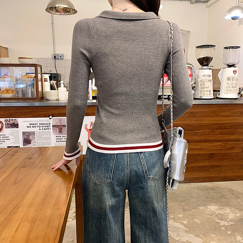 Thermal sweater bottoming tops for women
