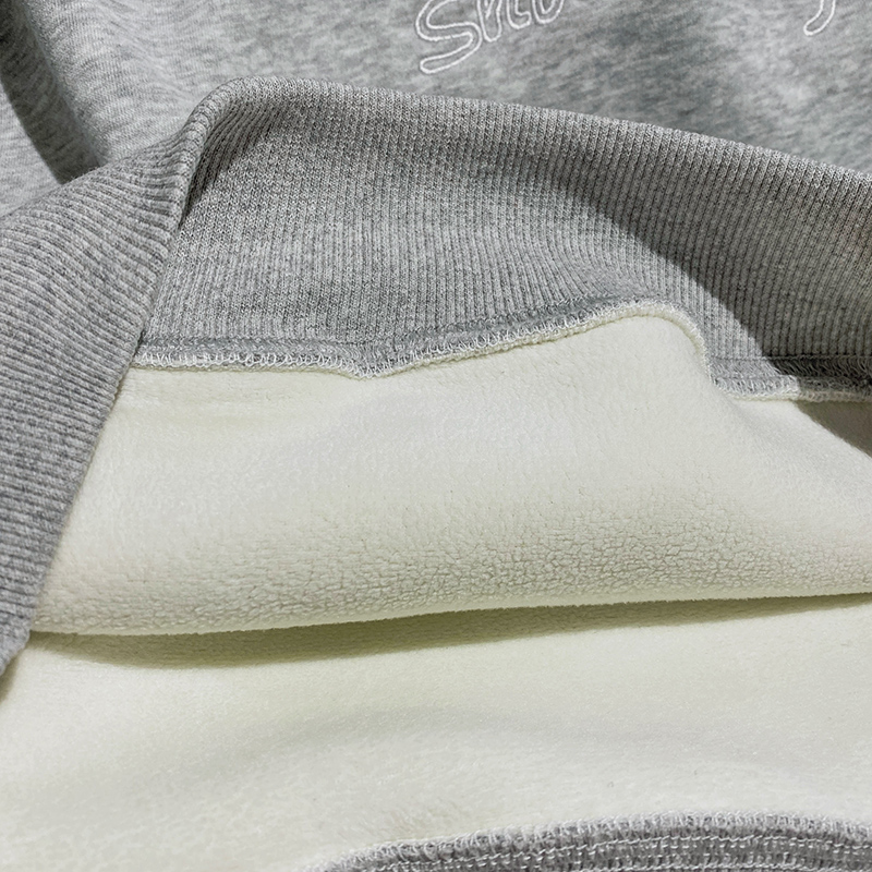 Thick thermal hoodie plus velvet tops for women
