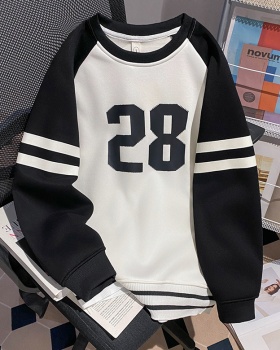 Thermal raglan sleeve hoodie pure cotton tops