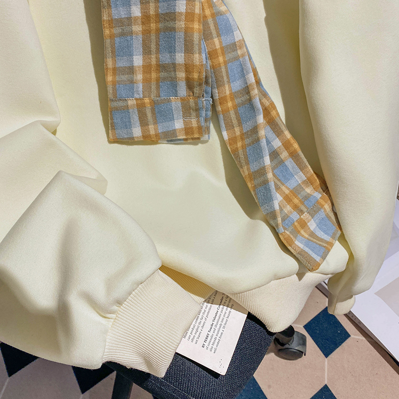 Pure cotton complex tops round neck milk silk shawl