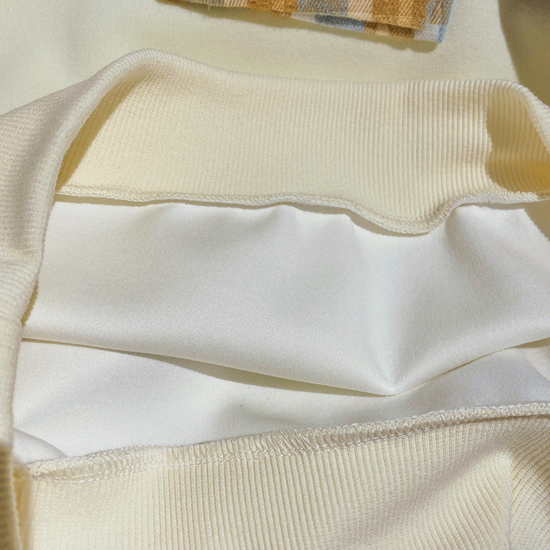 Pure cotton complex tops round neck milk silk shawl