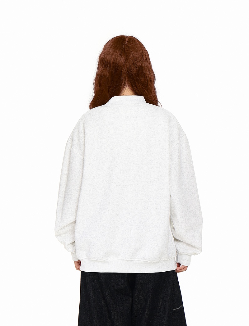 Autumn and winter coat cstand collar cardigan for women
